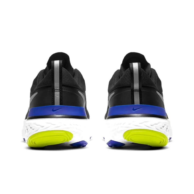 Nike React Miler Black Cyber Blue-4