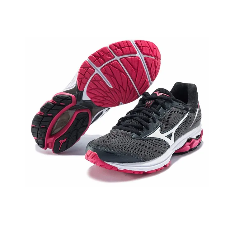 Mizuno Women's Wave Rider 22 'Black Pink' Women's-4