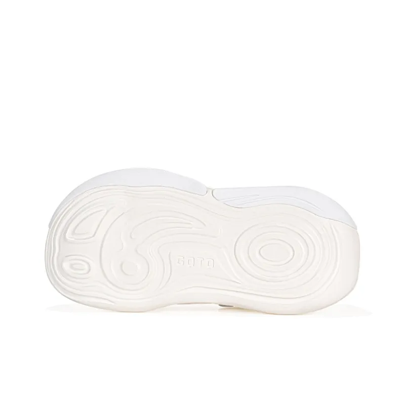 GOTO Beach Sandals Unisex White-5