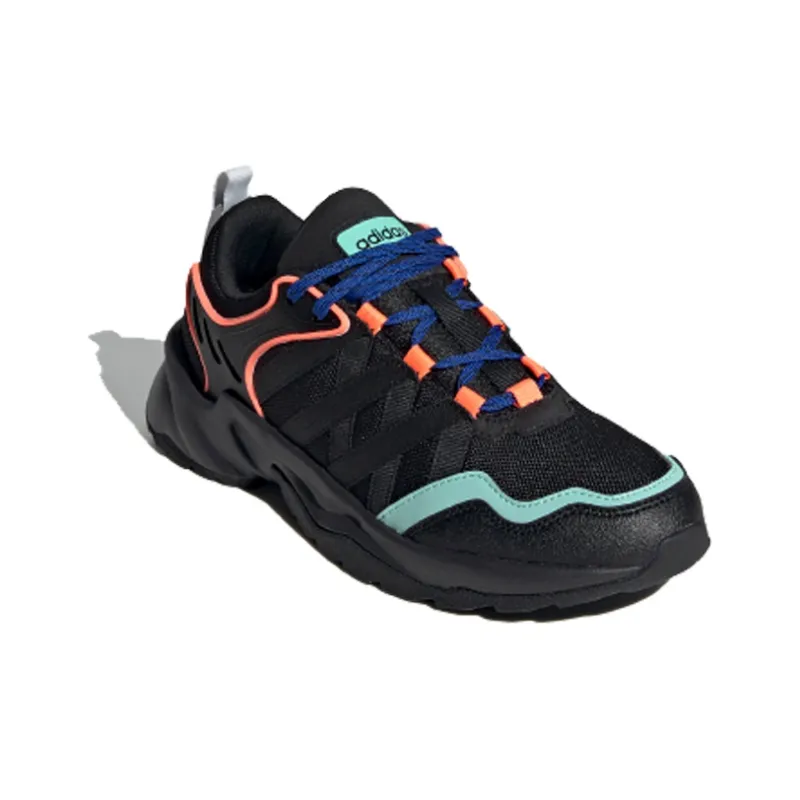 Adidas Neo 20-20 FX Non-slip Lightweight Low-Top Marathon Running Shoes Women's Black Green Orange-1