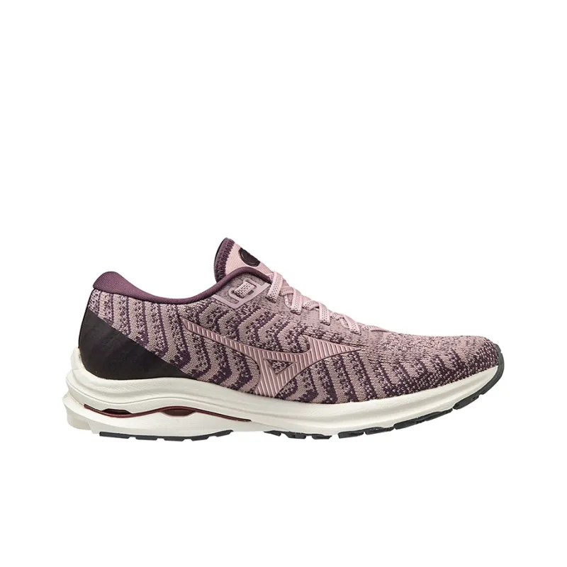 Mizuno Women's Wave Rider 24 Waveknit 'Purple Pink' Women's-1