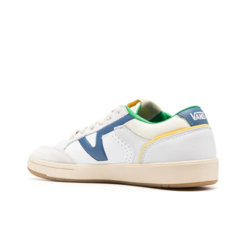 Vans Lowland CC Anti Slip Wear Resistant Low Top Skateboard Shoes Men's White Blue-2