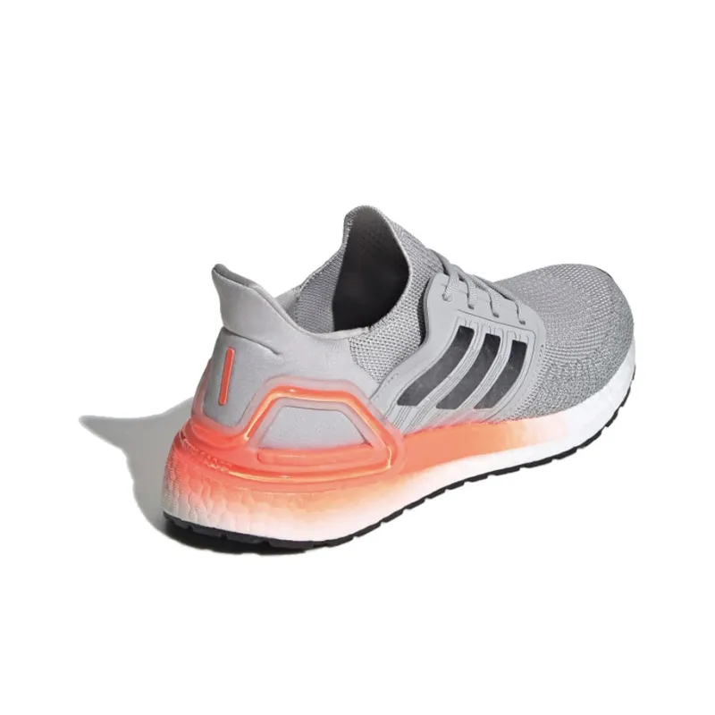 Adidas Ultra Boost 20 Grey Two Signal Coral Women's-2