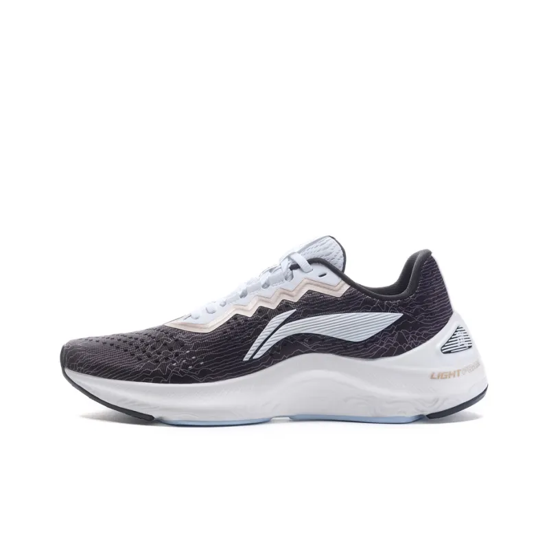 LiNing Arashi Low Top Running Shoes Men's Black White-0