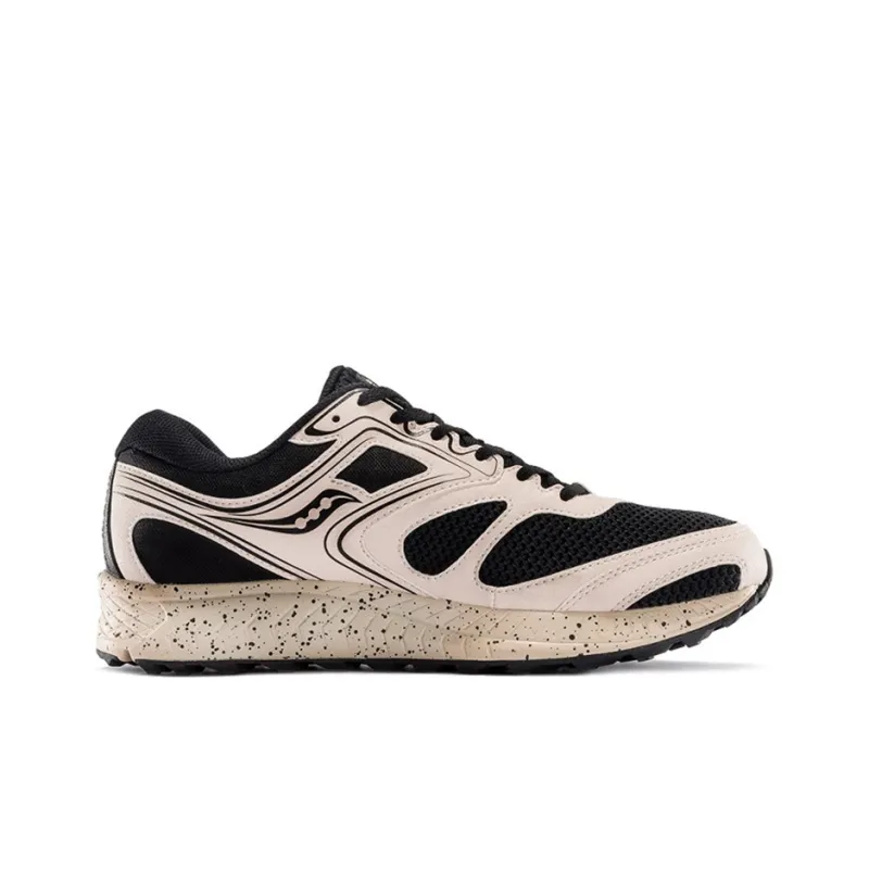 Saucony Cohesion 12 Anti-Slip And Wear-Resistant Lightweight Low-Top Running Shoes Men's Khaki Black-1