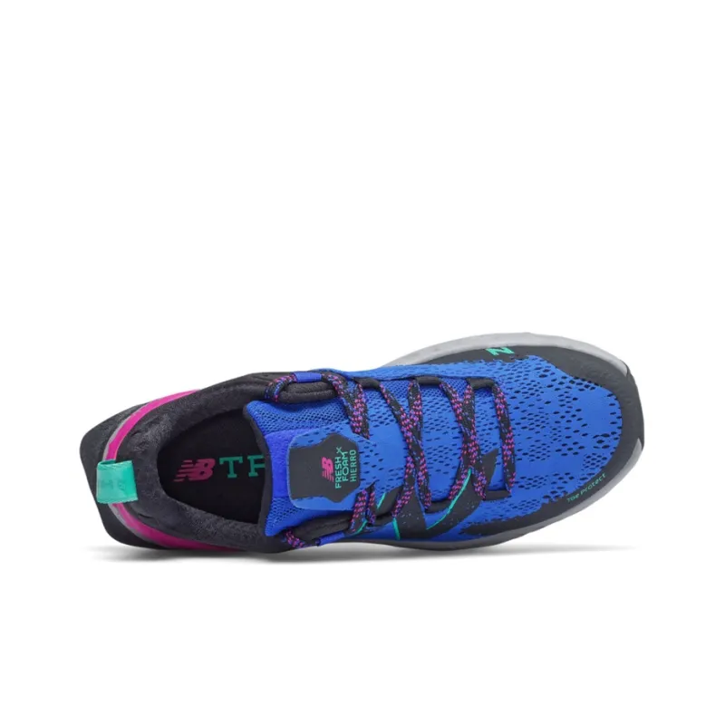 New Balance NB Fresh Foam Hierro V5 Cushioning Low Top Running Shoes Women's Blue Pink-2