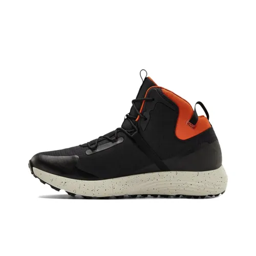 Under Armour Charged Bandit Trek Non-slip Wear-resistant Shock Absorption High-Top Running Shoes Unisex Black