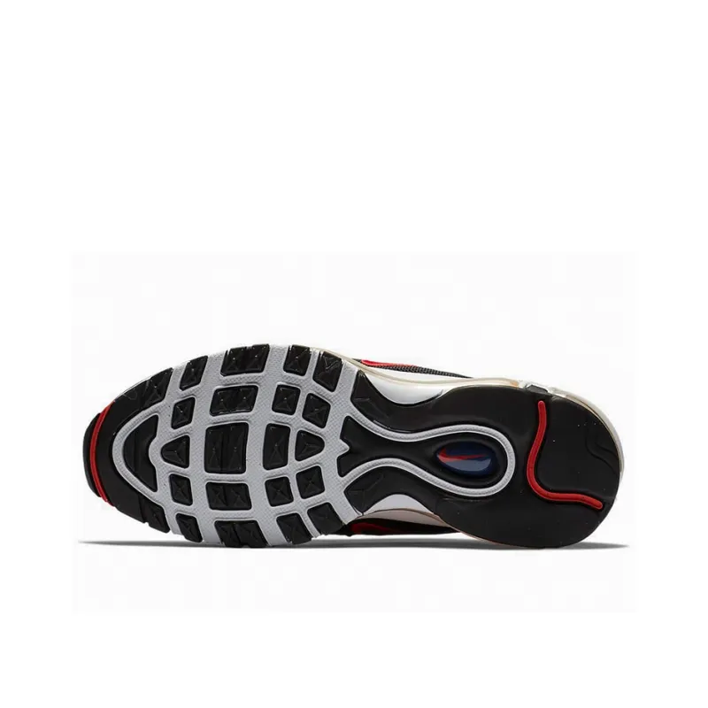 Nike Air Max 97 Midnight Navy Habanero Red GS-5