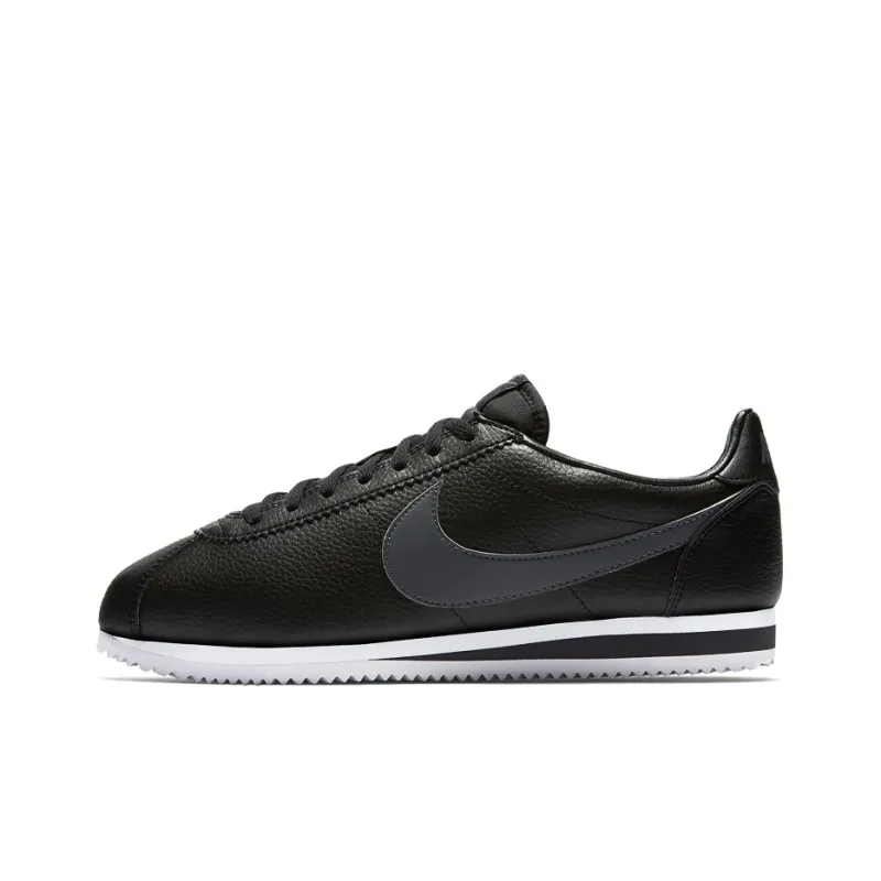 Nike Classic Cortez Leather Black/Dark Grey White-0