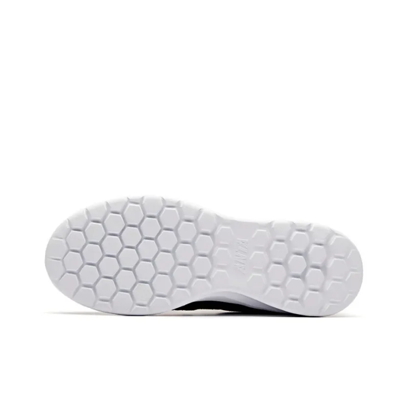 Anta Running Collection Cushioning, Slip Resistant, And Abrasion Resistant Low Top Running Shoes Women's Black White-4