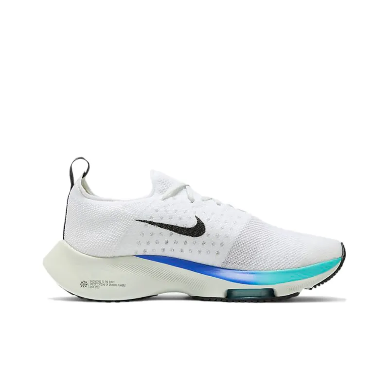 Nike Air Zoom Tempo Next% Flyknit White Hyper Violet Flash Crimson GS-1
