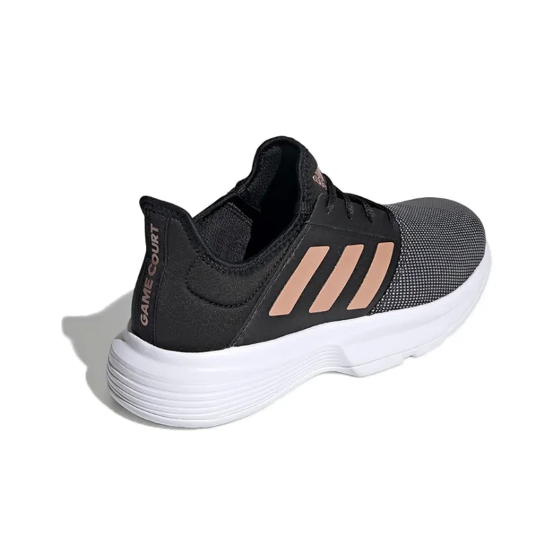 Adidas Gamecourt Grey/Pink Women's-3