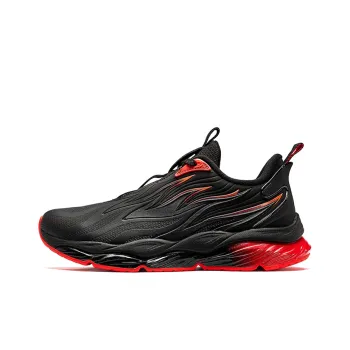 XTEP Wind And Fire 22nd Generation Low Top Running Shoes Women's Black Red