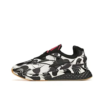 LIBAI Anta Durable Breathable Low Top Running Shoes Black White