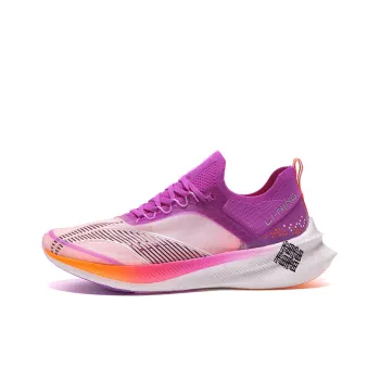LiNing Feidian Challenger Low Top Running Shoes Men's Purple White