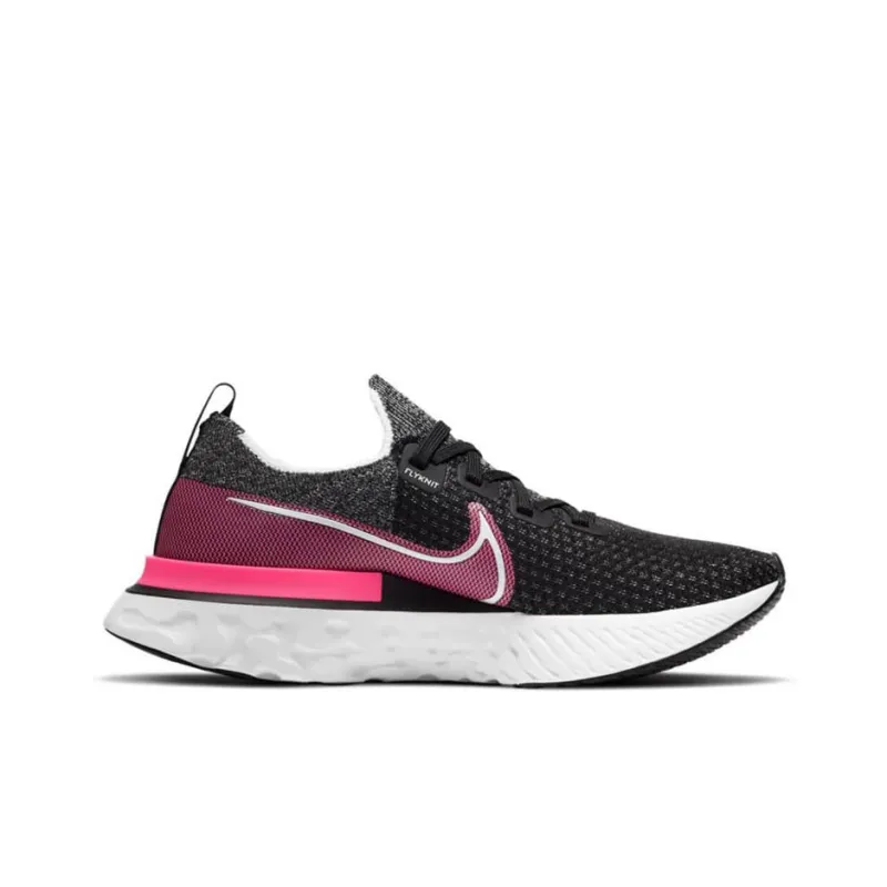 Nike React Infinity Run Flyknit 'Black Pink Blast' Women's-1