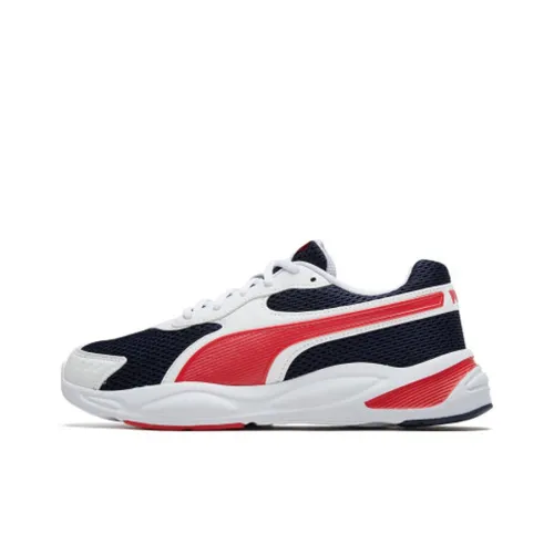 PUMA 90s Runner Running Shoes Unisex Low-Top Black/White/Red