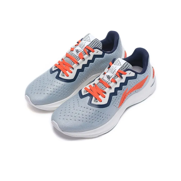 LiNing Arashi Cushioning Anti Slip And Wear Resistant Low Top Running Shoes Water Gray Green-2