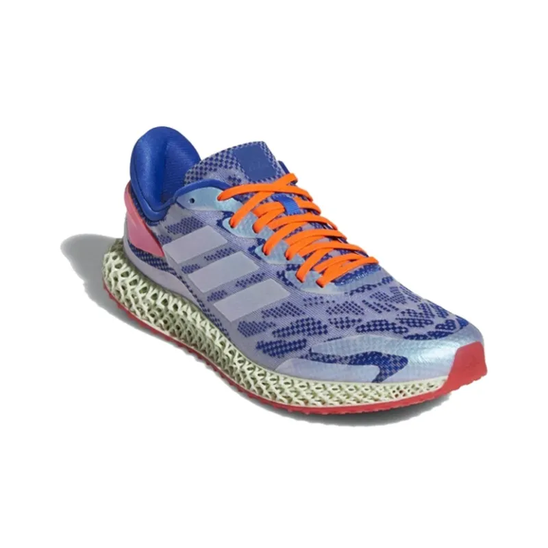 Adidas 4D Run 1.0 Glory Blue Solar Red-2