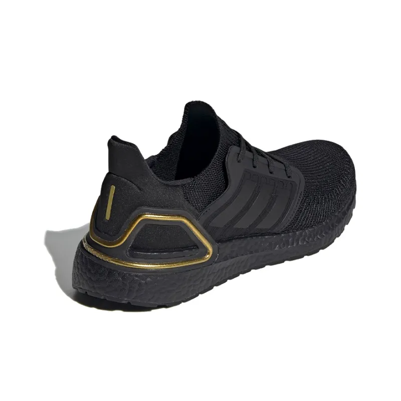 Adidas Ultra Boost 20 Core Black Gold Metallic-3