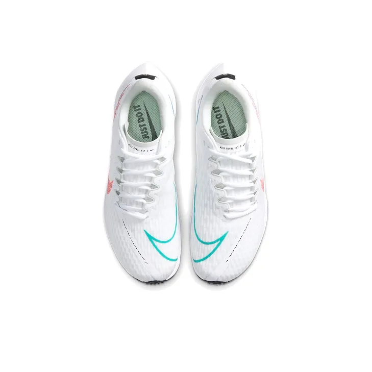 Nike Zoom Rival Fly 2 Cushioning Anti-Slip And Wear-Resistant Low-Top Running Shoes Women's White Green Red-3