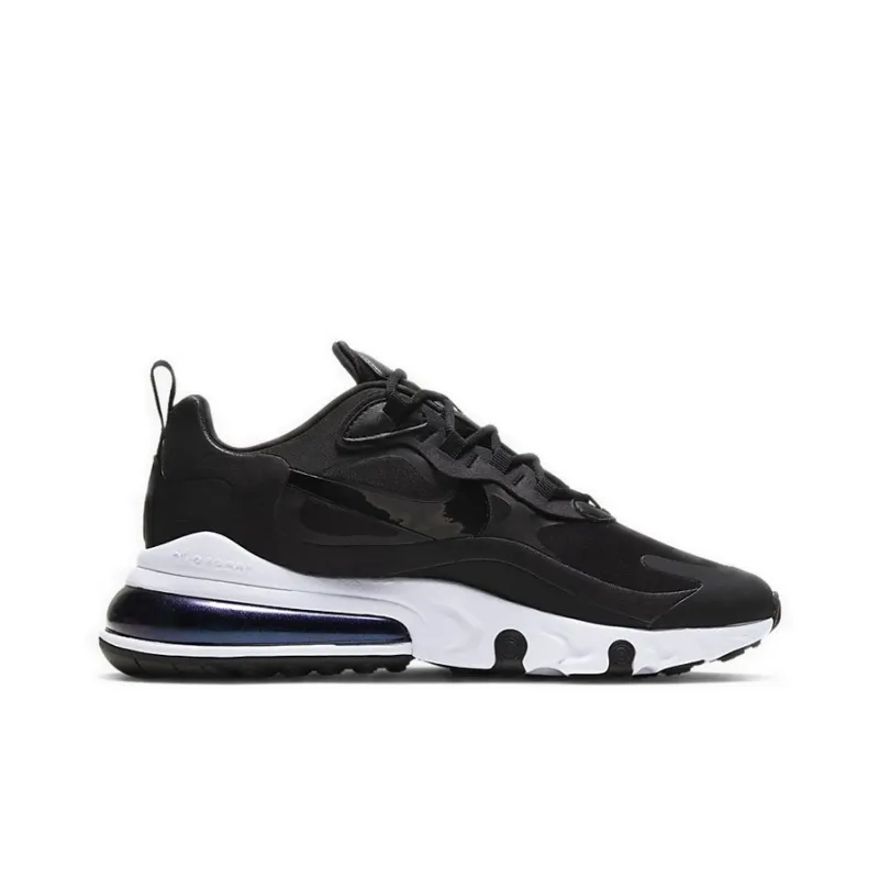 Nike Air Max 270 React Black White Iridescent Women's-1