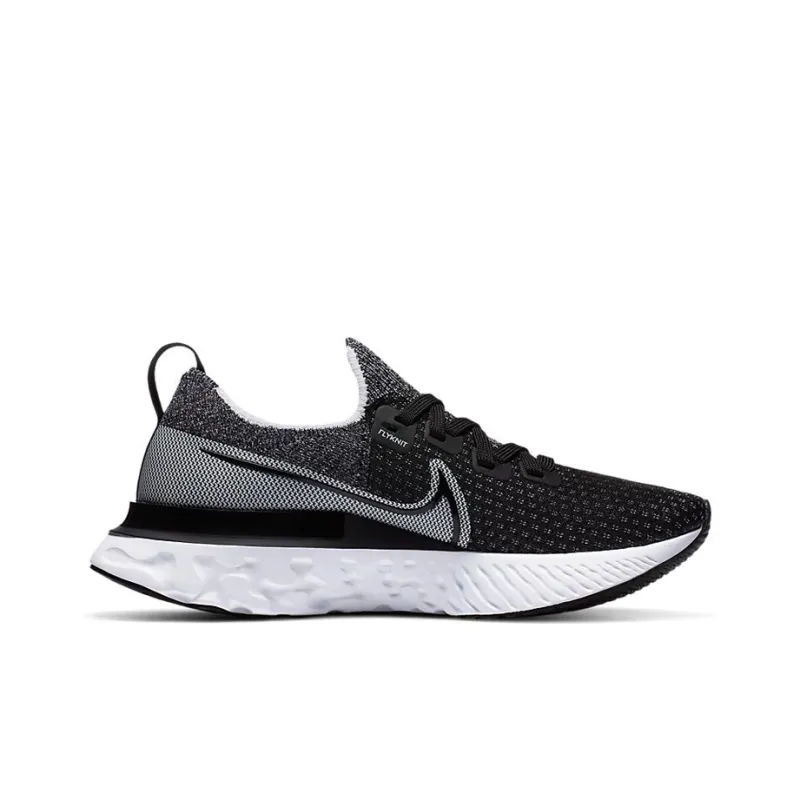 Nike React Infinity Run Flyknit Black White Women's-1