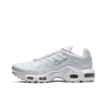 Nike Air Max Plus White Metallic Silver GS