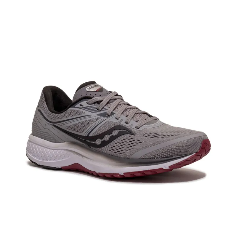Saucony Omni 19 Slip-Resistant Support Lightweight Low-Top Athletic Shoes Men's Light Gray-2