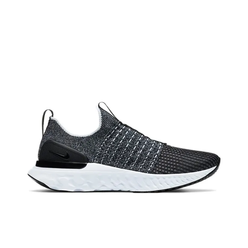 Nike React Phantom Run Flyknit 2 Black White Blend-1