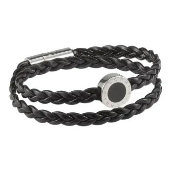 BVLGARI Brass Bracelets Men's Black