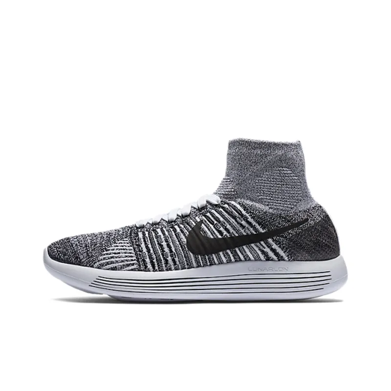 Nike Lunarepic Flyknit White Black Women's-0