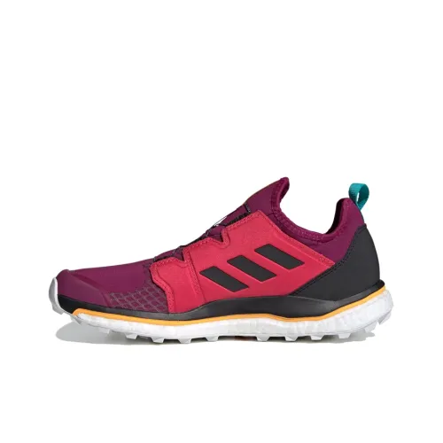 Adidas Terrex Agravic Running Shoes Women's Low-Top Purple/Pink/White