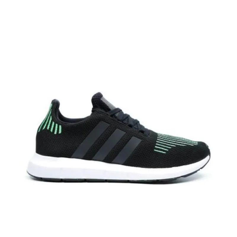 Adidas Swift Run Black White-1