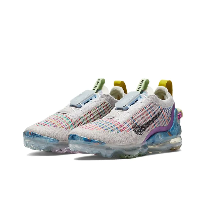Nike Air VaporMax 2020 Flyknit Pure Platinum Multi Color GS-2