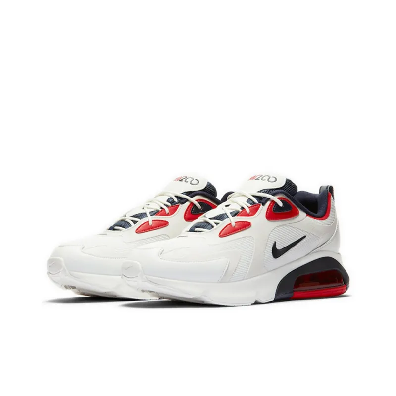 Nike Air Max 200 White Red Obsidian-2