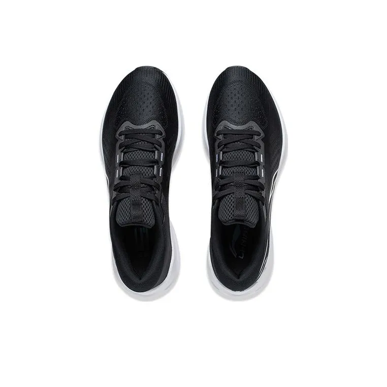 LiNing Wave V2 Cushioning, Slip Resistant, And Abrasion Resistant Low Top Casual Running Shoes Men's Black-2
