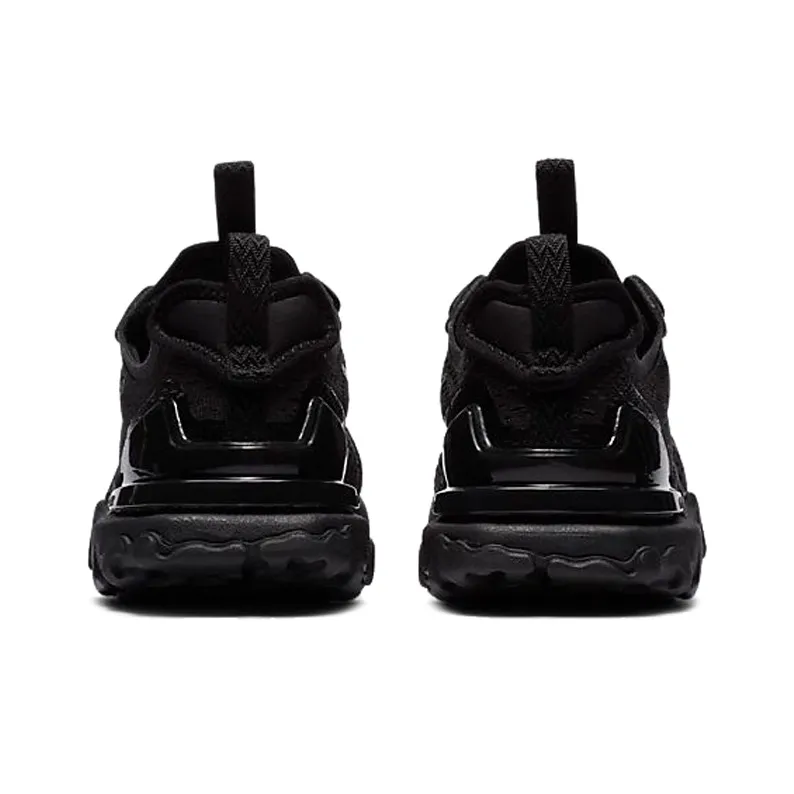 Nike React Vision Shock Absorbers Slip Resistant, Abrasion Resistant, Breathable Low Top Running Shoes GS Pure Black-4