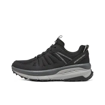 Skechers Switch Back Slip Resistant Low Top Running Shoes Women's Black Gray