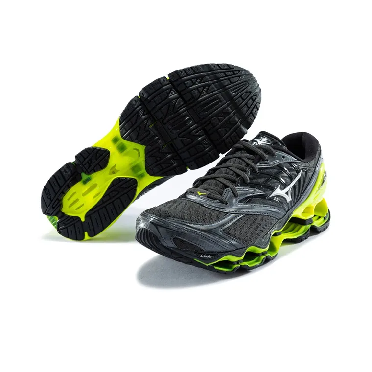 Mizuno Prophecy 8 Durable Breathable Low-Top Running Shoes Unisex Dark Gray White-3