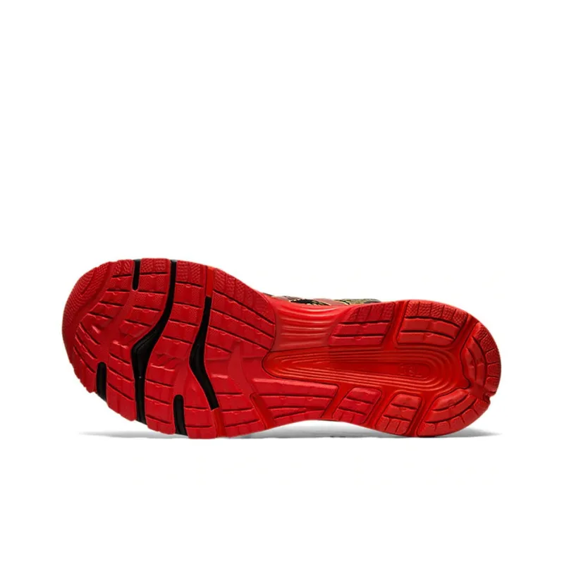 Asics GEL Nimbus 21 Slip Resistant Cushioning Wear Resistant Breathable Low Top Running Shoes Men's Black Red-4