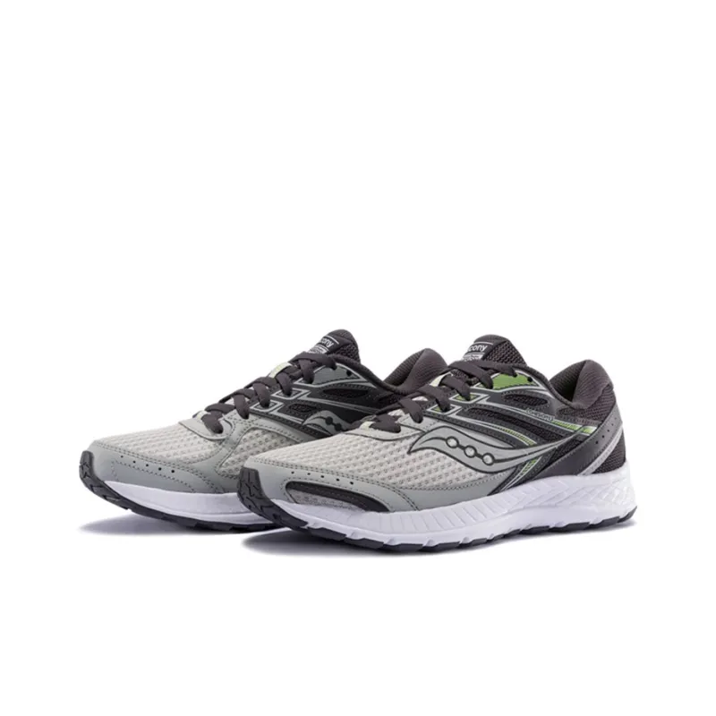 Saucony Cohesion 13 Low Top Running Shoes Men's Gray Brown-2