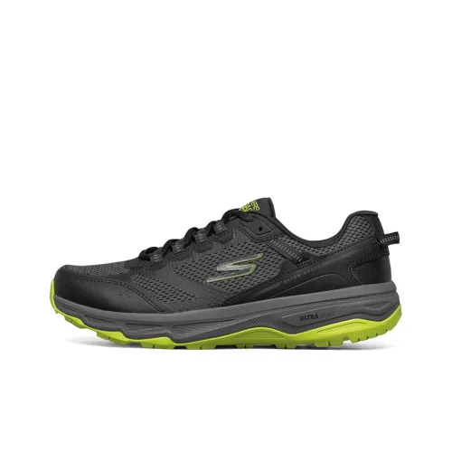 Skechers Go Run Trail Running Shoes Men Low-Top Black/Green