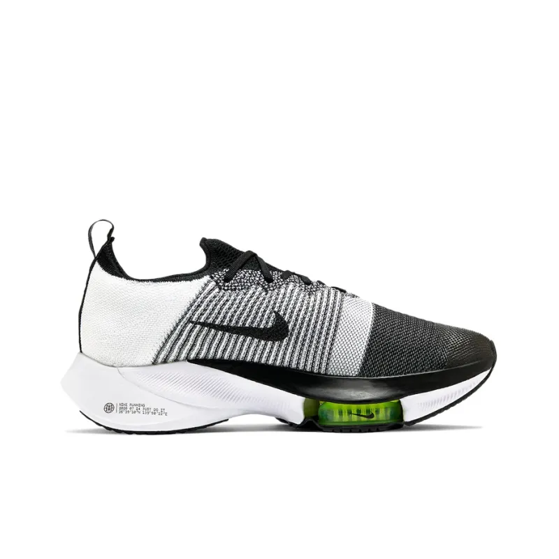 Nike Air Zoom Tempo Next% Flyknit Black White-1