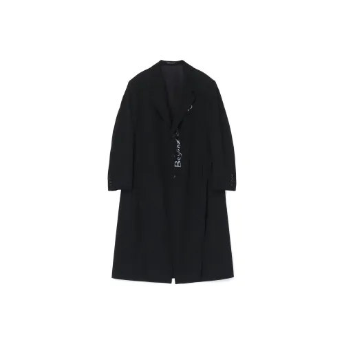 Yohji Yamamoto Trench Coats Men Black