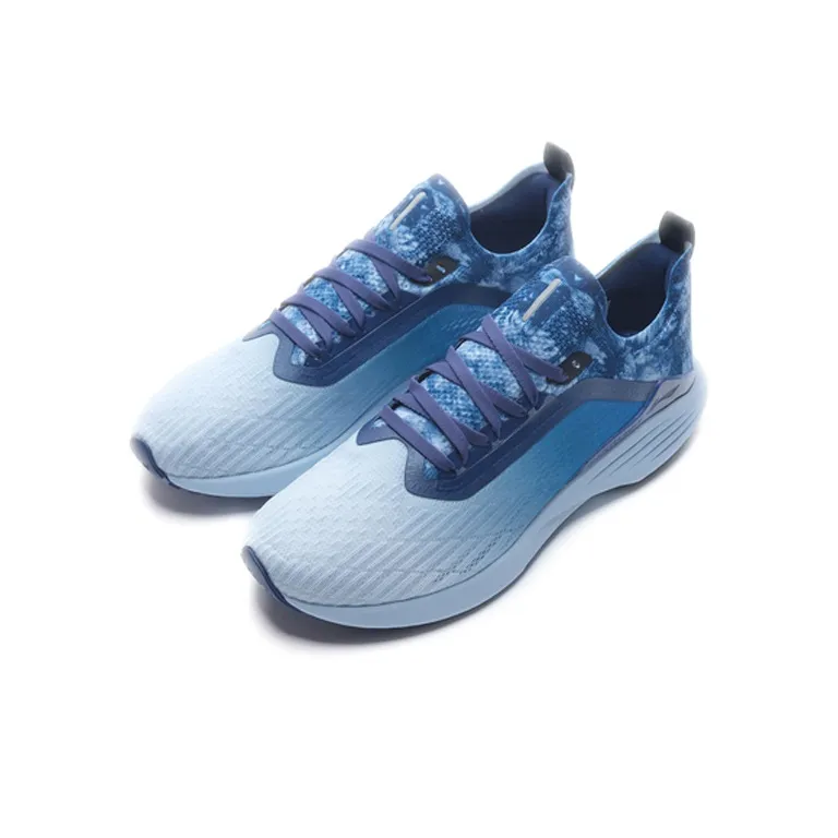 LiNing Super Light 17 Anti Slip Wear Resistant Low Top Running Shoes Men's Navy-2