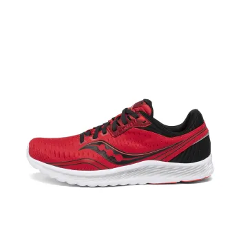 Saucony Kinvara Elite Bloom 11 Low Top Running Shoes Men's Red Black