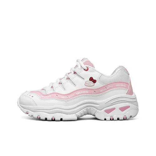 Hello Kitty X Skechers Hello Kitty Running Shoes Women's Low-Top Pink/White