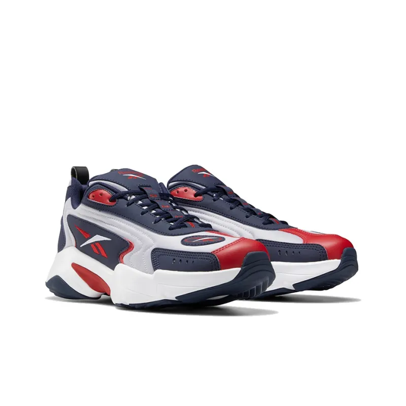 Reebok Runner Cushioning Anti-Slip And Wear-Resistant Low-Top Running Shoes Unisex Blue Gray Red-2