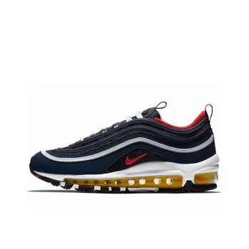 Nike Air Max 97 Midnight Navy Habanero Red GS